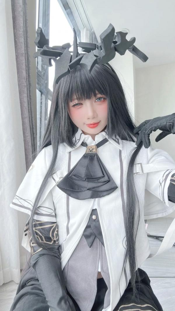    PoppaChan Virtuosa角色扮演私房写真，极品黑白制服诱惑，极致魅惑美图 [44P]第3张图片