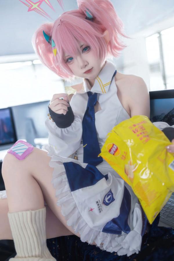    纸悦Etsu_ko - 桃香：二次元少女办公室Cosplay角色扮演，清新甜美治愈系写真 [54P]第21张图片