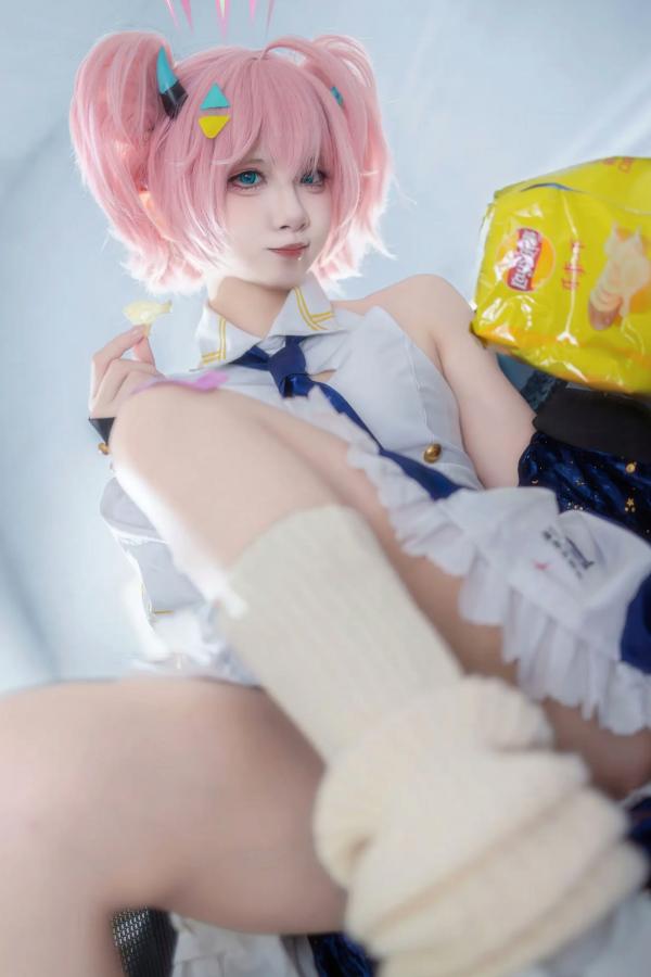    纸悦Etsu_ko - 桃香：二次元少女办公室Cosplay角色扮演，清新甜美治愈系写真 [54P]第22张图片