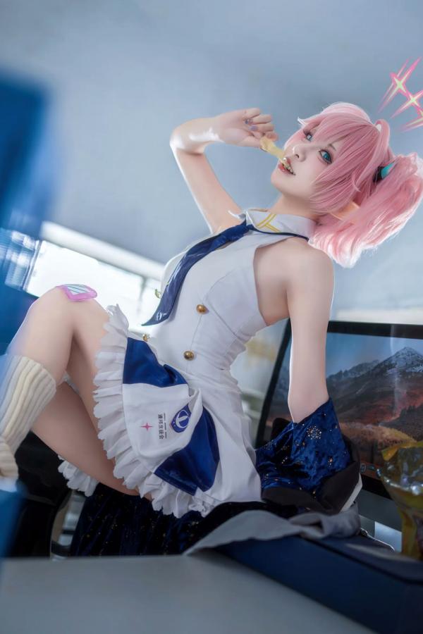    纸悦Etsu_ko - 桃香：二次元少女办公室Cosplay角色扮演，清新甜美治愈系写真 [54P]第23张图片