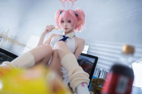    纸悦Etsu_ko - 桃香：二次元少女办公室Cosplay角色扮演，清新甜美治愈系写真 [54P]第28张图片