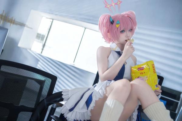    纸悦Etsu_ko - 桃香：二次元少女办公室Cosplay角色扮演，清新甜美治愈系写真 [54P]第33张图片