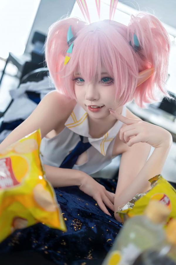    纸悦Etsu_ko - 桃香：二次元少女办公室Cosplay角色扮演，清新甜美治愈系写真 [54P]第39张图片