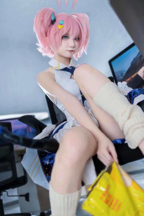    纸悦Etsu_ko - 桃香：二次元少女办公室Cosplay角色扮演，清新甜美治愈系写真 [54P]第44张图片