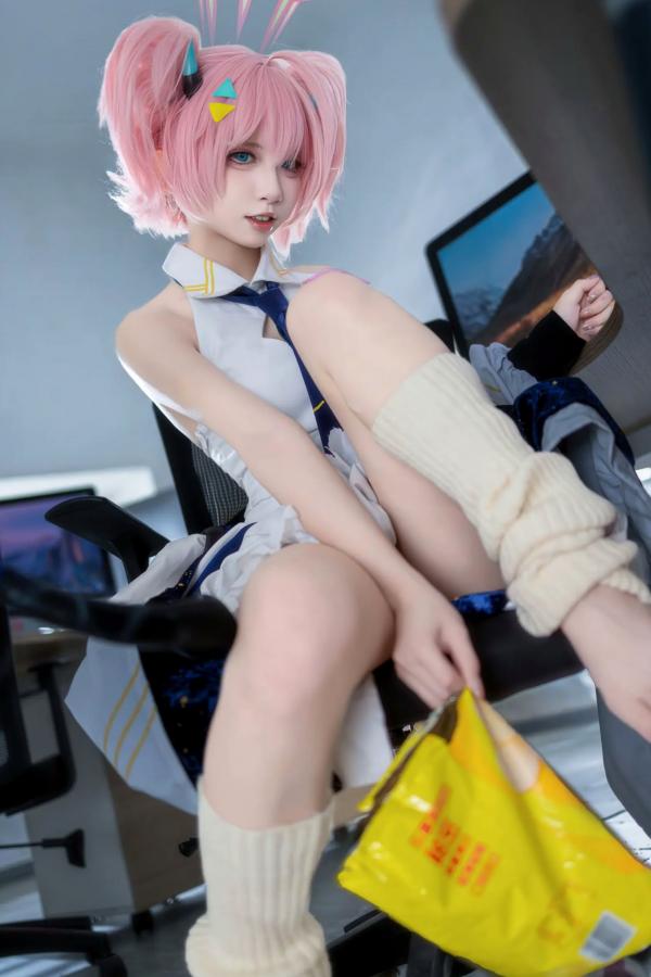    纸悦Etsu_ko - 桃香：二次元少女办公室Cosplay角色扮演，清新甜美治愈系写真 [54P]第45张图片