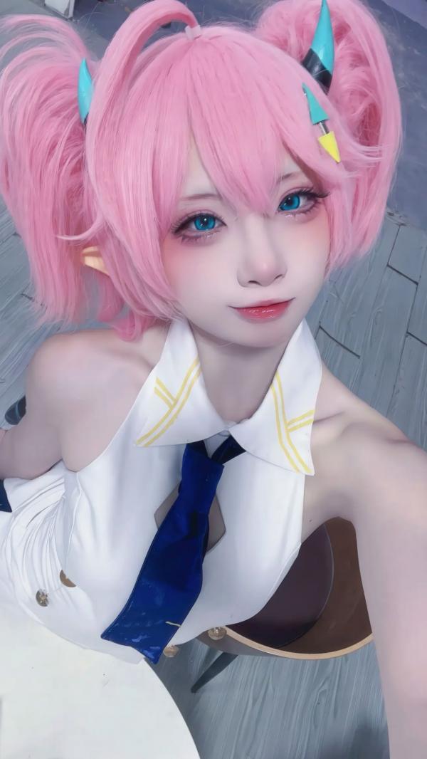    纸悦Etsu_ko - 桃香：二次元少女办公室Cosplay角色扮演，清新甜美治愈系写真 [54P]第46张图片