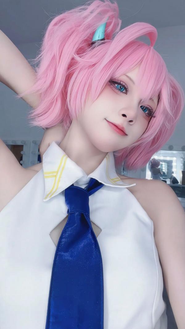    纸悦Etsu_ko - 桃香：二次元少女办公室Cosplay角色扮演，清新甜美治愈系写真 [54P]第48张图片