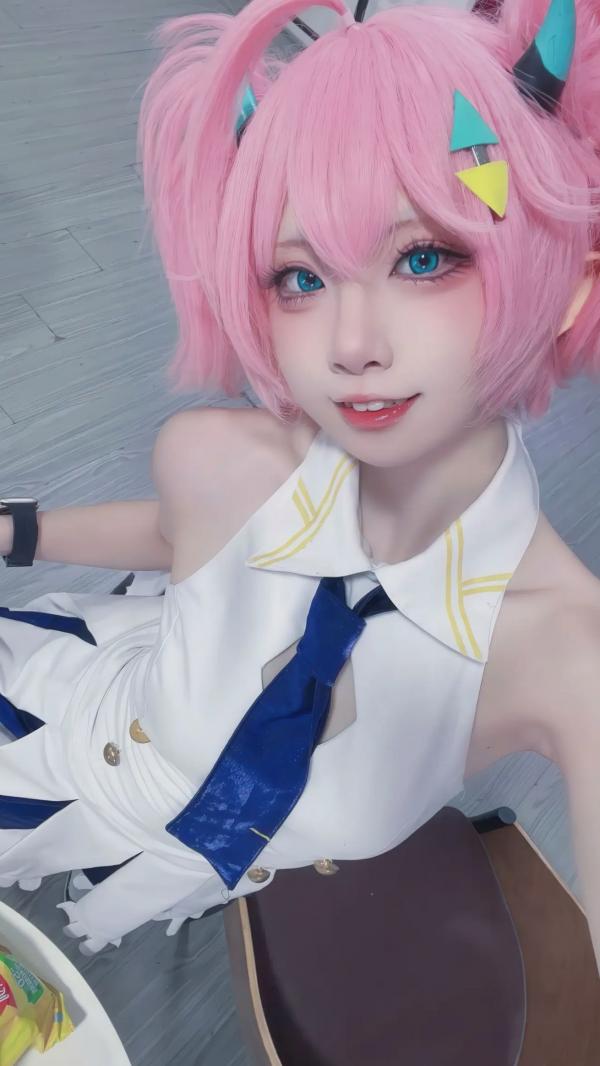    纸悦Etsu_ko - 桃香：二次元少女办公室Cosplay角色扮演，清新甜美治愈系写真 [54P]第49张图片