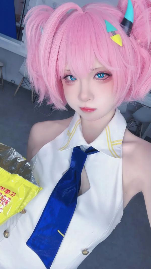    纸悦Etsu_ko - 桃香：二次元少女办公室Cosplay角色扮演，清新甜美治愈系写真 [54P]第50张图片