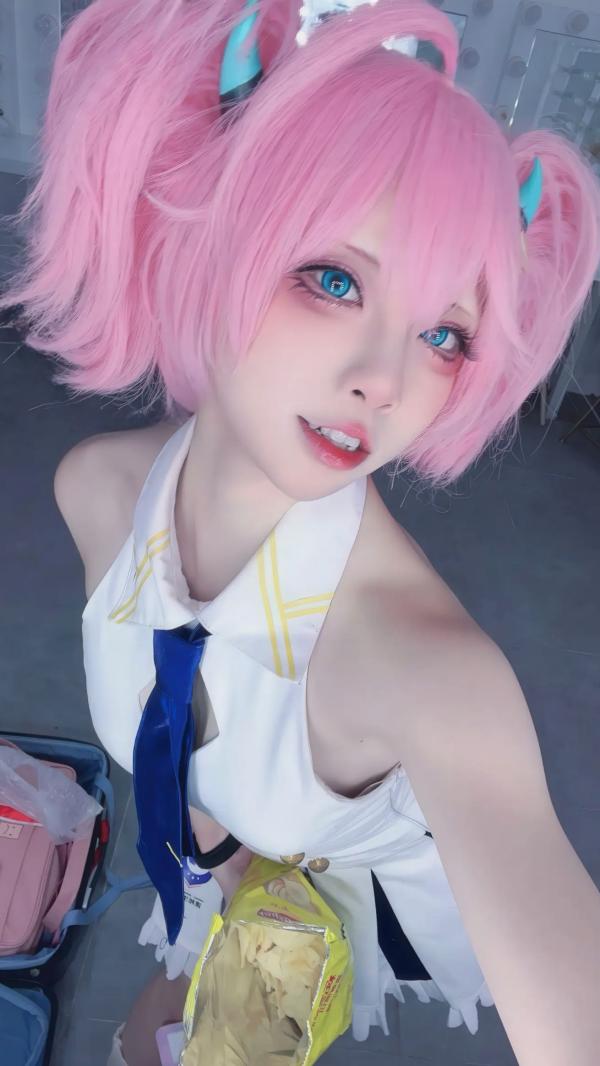    纸悦Etsu_ko - 桃香：二次元少女办公室Cosplay角色扮演，清新甜美治愈系写真 [54P]第51张图片