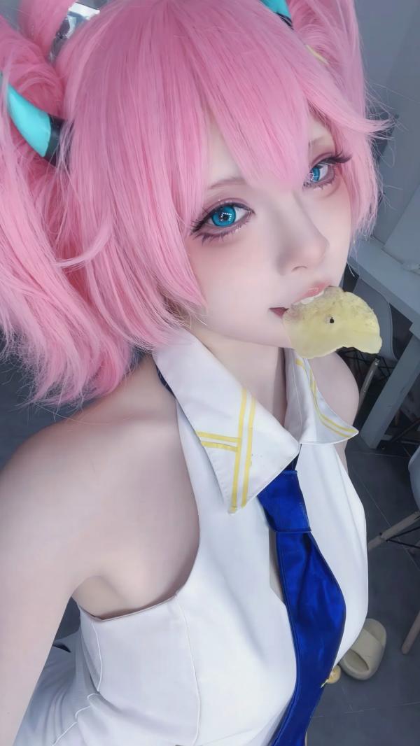    纸悦Etsu_ko - 桃香：二次元少女办公室Cosplay角色扮演，清新甜美治愈系写真 [54P]第52张图片