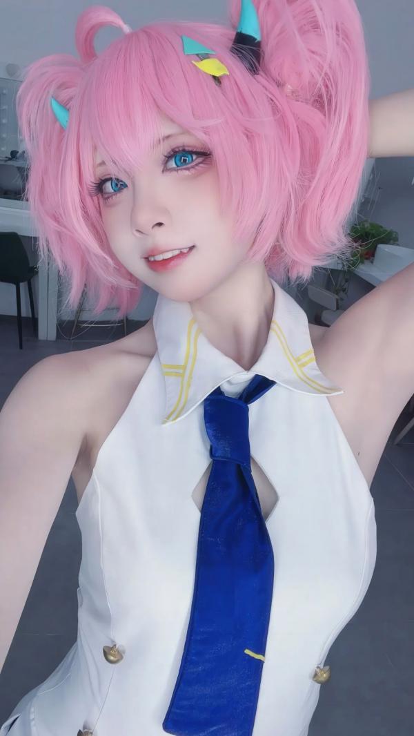    纸悦Etsu_ko - 桃香：二次元少女办公室Cosplay角色扮演，清新甜美治愈系写真 [54P]第53张图片