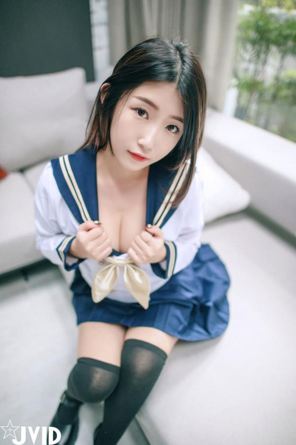    JVID-肉包Mini-放课后的特殊打工服务-甜美卧室私房-蕾丝内衣过膝袜诱惑-2022.06.06第7张图片