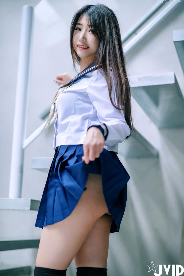    JVID-肉包Mini-放课后的特殊打工服务-甜美卧室私房-蕾丝内衣过膝袜诱惑-2022.06.06第34张图片