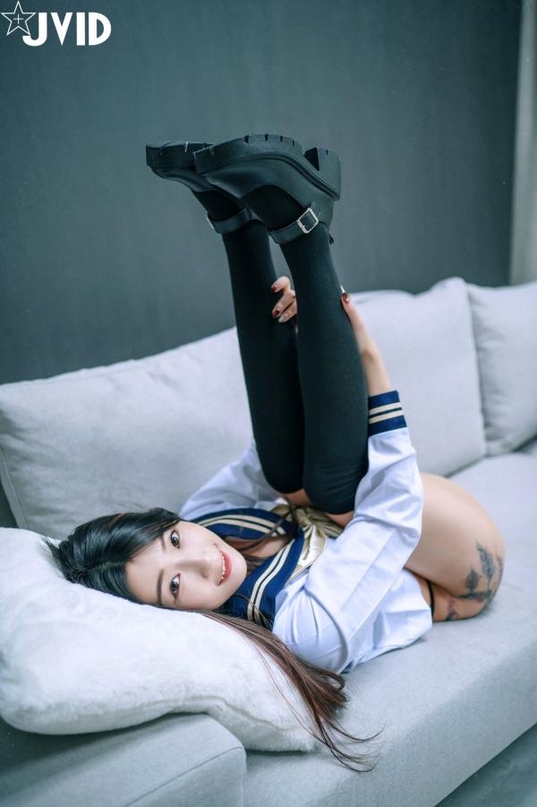    JVID-肉包Mini-放课后的特殊打工服务-甜美卧室私房-蕾丝内衣过膝袜诱惑-2022.06.06第50张图片