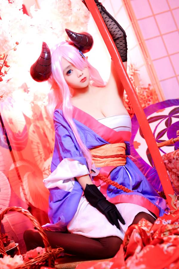    Cosplay日奈娇 - 碧蓝幻想 娜露梅亚 唯美和风写真 [38P]第1张图片
