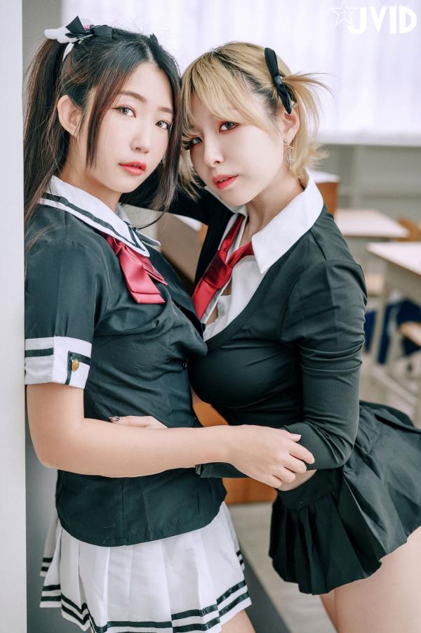    JVID-黎菲儿-黎茉-情欲校园补考日-学生制服私密补习-教室相互探索-大尺度性感诱惑-2023.03.27第11张图片