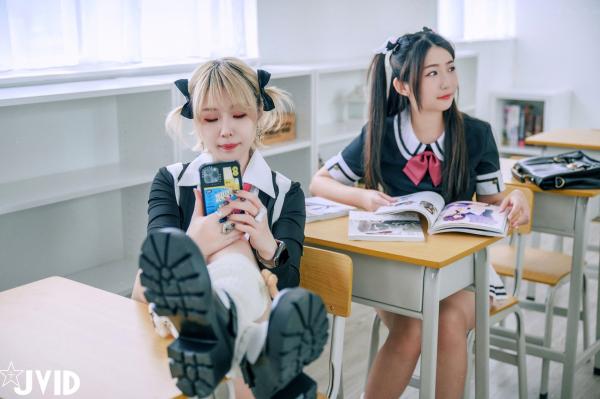    JVID-黎菲儿-黎茉-情欲校园补考日-学生制服私密补习-教室相互探索-大尺度性感诱惑-2023.03.27第17张图片