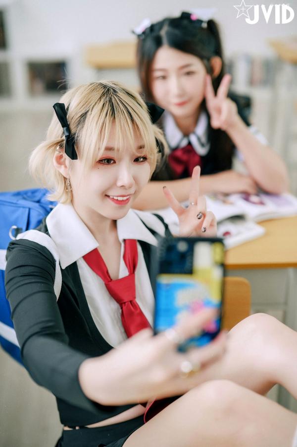    JVID-黎菲儿-黎茉-情欲校园补考日-学生制服私密补习-教室相互探索-大尺度性感诱惑-2023.03.27第19张图片