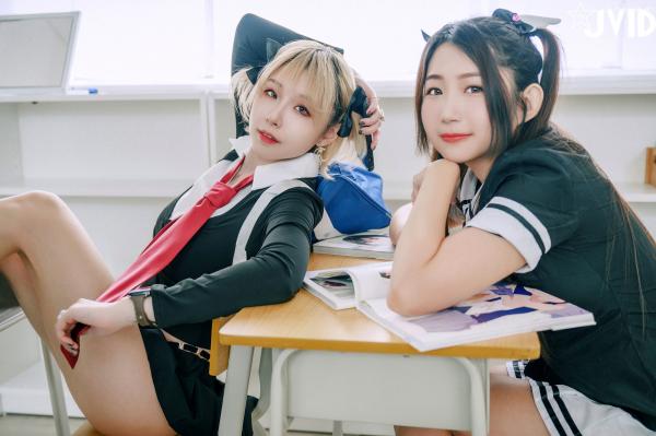    JVID-黎菲儿-黎茉-情欲校园补考日-学生制服私密补习-教室相互探索-大尺度性感诱惑-2023.03.27第23张图片