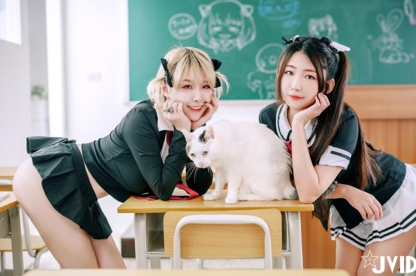    JVID-黎菲儿-黎茉-情欲校园补考日-学生制服私密补习-教室相互探索-大尺度性感诱惑-2023.03.27第27张图片