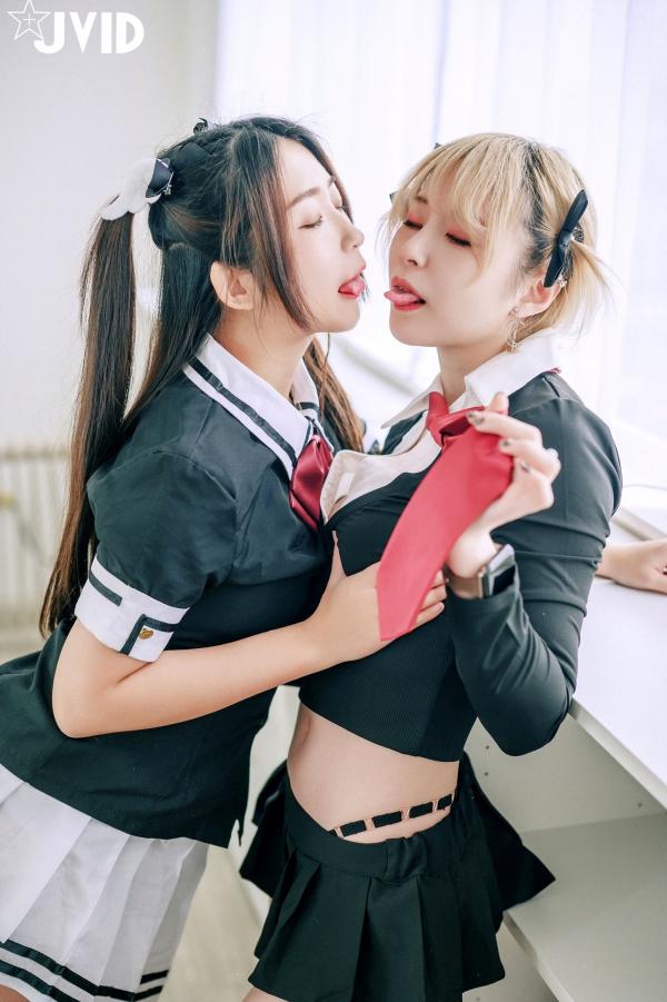    JVID-黎菲儿-黎茉-情欲校园补考日-学生制服私密补习-教室相互探索-大尺度性感诱惑-2023.03.27第30张图片