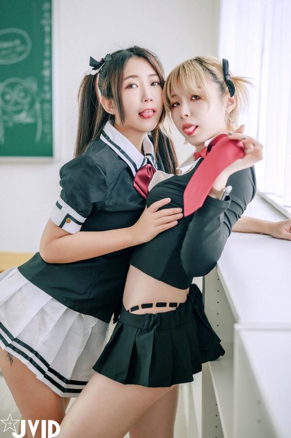    JVID-黎菲儿-黎茉-情欲校园补考日-学生制服私密补习-教室相互探索-大尺度性感诱惑-2023.03.27第31张图片