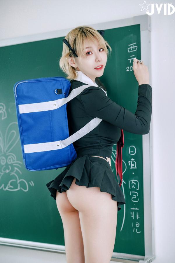    JVID-黎菲儿-黎茉-情欲校园补考日-学生制服私密补习-教室相互探索-大尺度性感诱惑-2023.03.27第68张图片