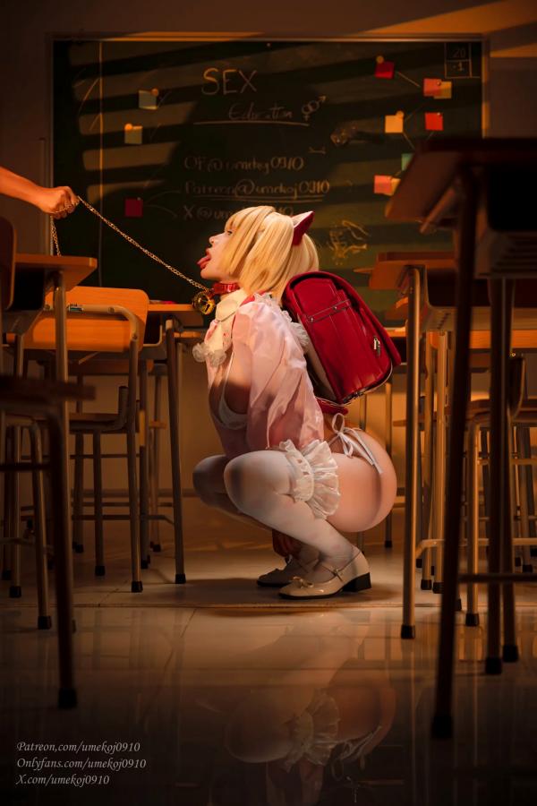    Umeko J - School Meo Meo 教室诱惑猫娘角色扮演 [82P]第20张图片
