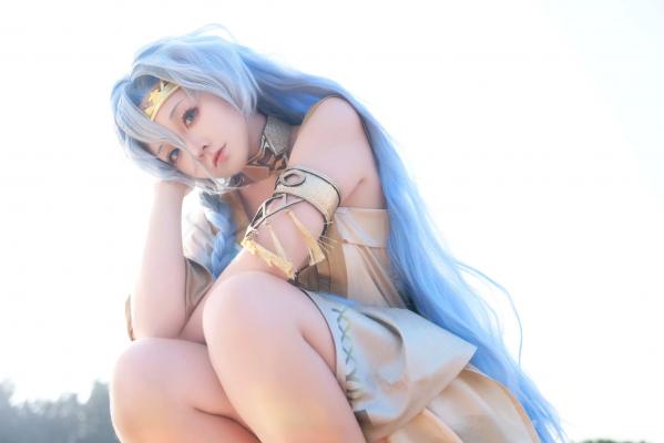    G44不会受伤丨重返未来1999 37角色绝美Cosplay丨治愈系海边沙滩外拍唯美写真 [35P]第14张图片