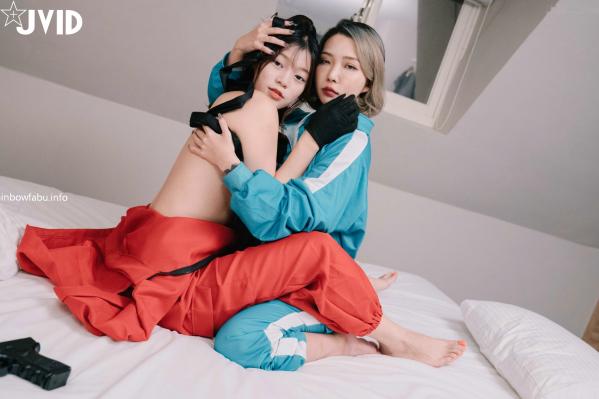    JVID-伊芙蝶-白金-雅婷-鱿鱼游戏风COSPLAY-大尺度私房与性感互动挑战-2022.05.28第27张图片