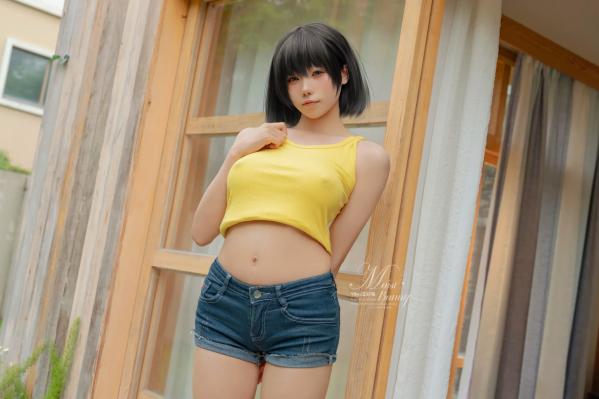    咬一口兔娘 - 田舍生活写真，湿身诱惑、童颜巨乳与田园清新风，极品身材极致私房诱惑 [95P]第8张图片