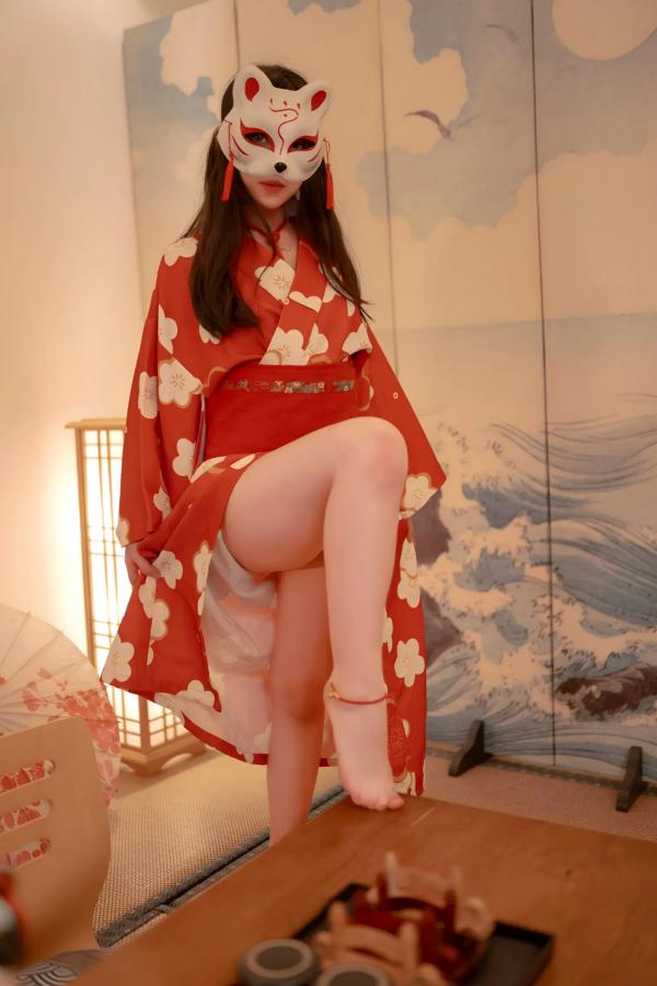    Bangni邦尼和服束缚写真：日式狐狸面具下的神秘诱惑，唯美与风情并存[93P]第63张图片
