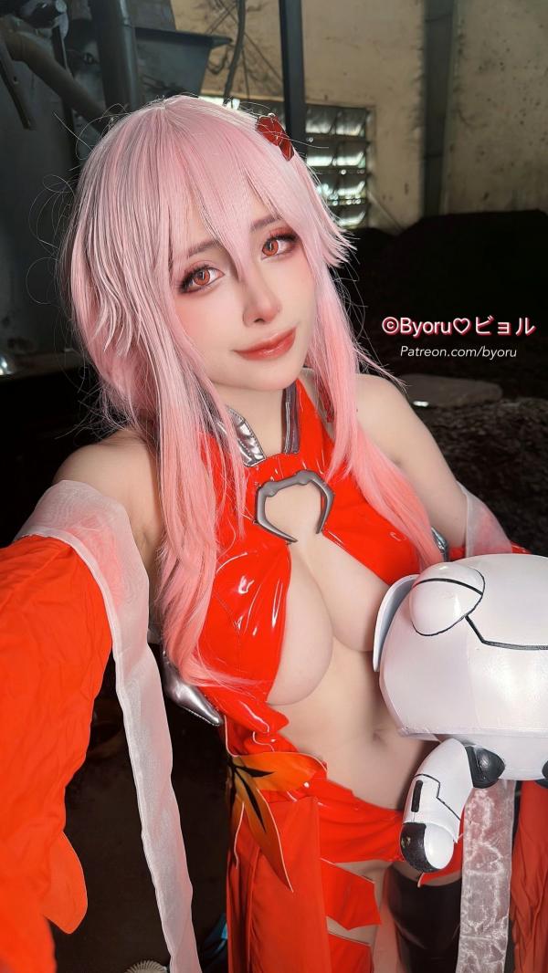    Byoru-Inori-Yuzuriha 楪祈Cosplay，超还原动漫红衣战装，极致性感，御姐风范，视觉盛宴第29张图片