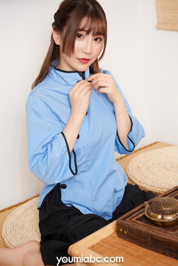    YouMi尤蜜-绯月樱.Cherry《授受可亲》日式榻榻米私房写真，性感露肩美腿诱惑大尺度第3张图片