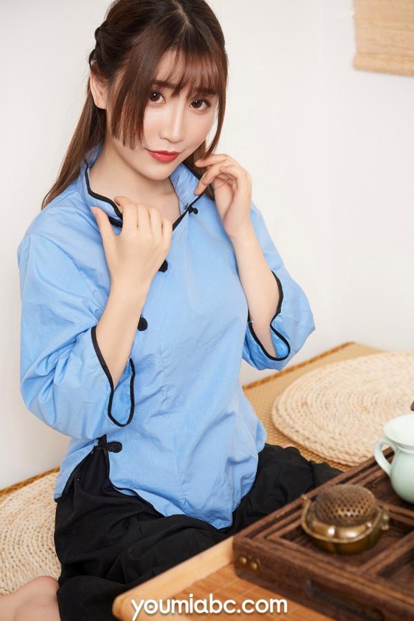    YouMi尤蜜-绯月樱.Cherry《授受可亲》日式榻榻米私房写真，性感露肩美腿诱惑大尺度第4张图片