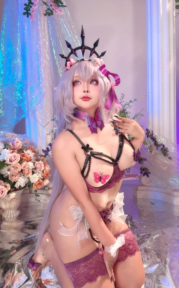    Sayo Momo - Castorice 唯美精灵Cos演绎，繁花簇拥下的二次元极致性感福利大赏[90P]第72张图片