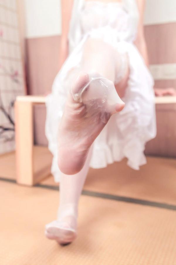    流年不停_w 猫少女的秘密 二次元Cosplay私房写真 纯白蕾丝角色扮演[45P]第28张图片