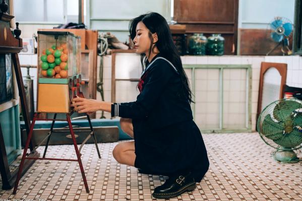    简喧 - 日系海军风学生制服迷人写真，清纯校服美少女的治愈系校园时光 [74P]第17张图片