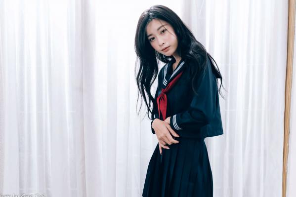    简喧 - 日系海军风学生制服迷人写真，清纯校服美少女的治愈系校园时光 [74P]第68张图片