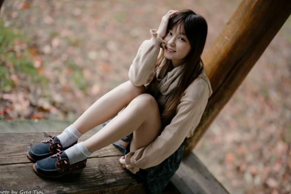    畊畊 - 台大校园清新写真，甜美少女的秋日治愈系漫步之旅 [112P]第39张图片