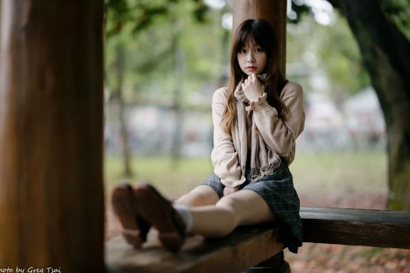   畊畊 - 台大校园清新写真，甜美少女的秋日治愈系漫步之旅 [112P]第41张图片
