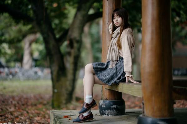    畊畊 - 台大校园清新写真，甜美少女的秋日治愈系漫步之旅 [112P]第46张图片
