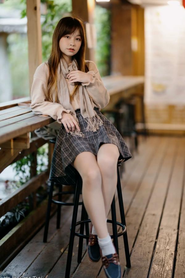    畊畊 - 台大校园清新写真，甜美少女的秋日治愈系漫步之旅 [112P]第75张图片