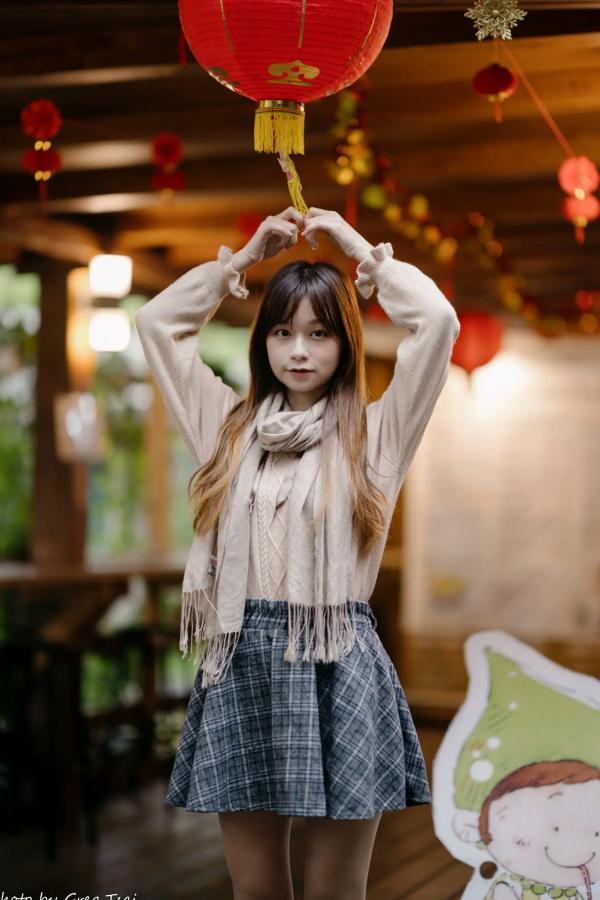    畊畊 - 台大校园清新写真，甜美少女的秋日治愈系漫步之旅 [112P]第76张图片