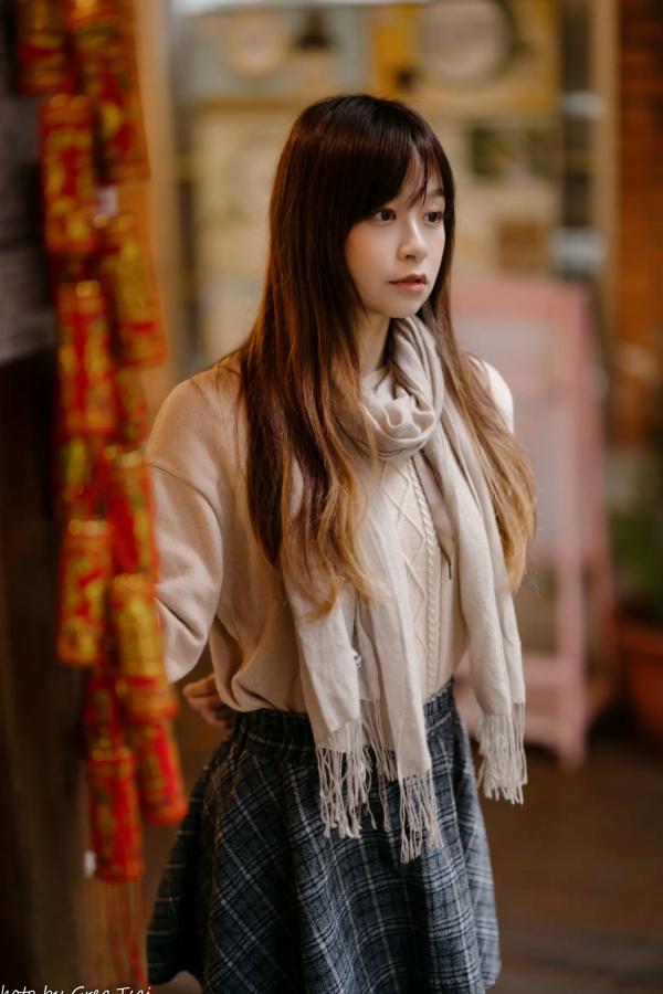    畊畊 - 台大校园清新写真，甜美少女的秋日治愈系漫步之旅 [112P]第80张图片