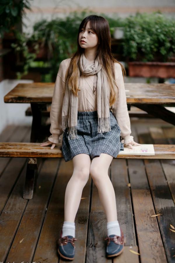    畊畊 - 台大校园清新写真，甜美少女的秋日治愈系漫步之旅 [112P]第81张图片