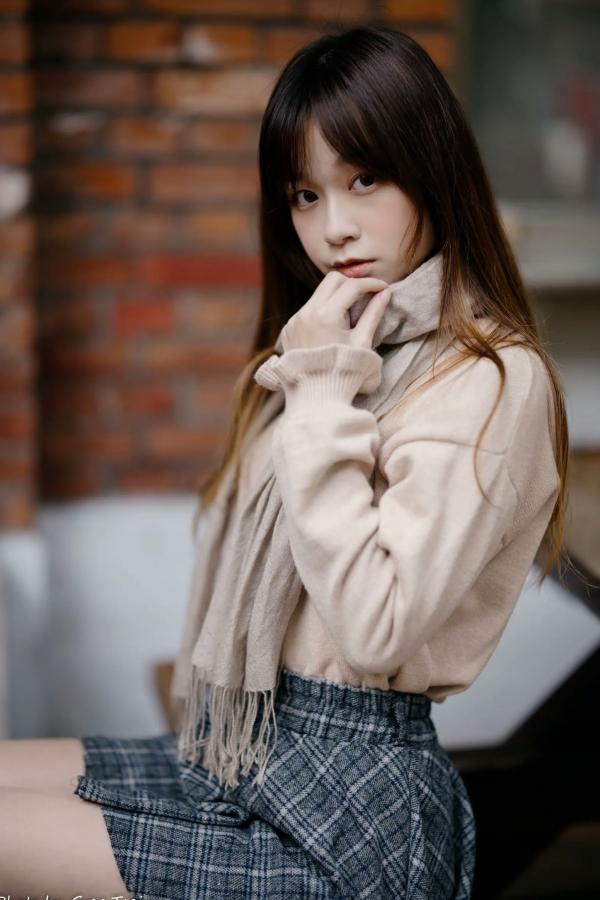   畊畊 - 台大校园清新写真，甜美少女的秋日治愈系漫步之旅 [112P]第83张图片