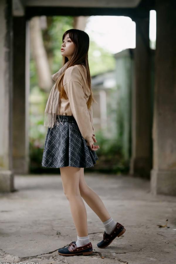    畊畊 - 台大校园清新写真，甜美少女的秋日治愈系漫步之旅 [112P]第100张图片