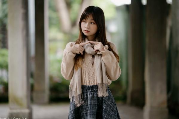    畊畊 - 台大校园清新写真，甜美少女的秋日治愈系漫步之旅 [112P]第103张图片
